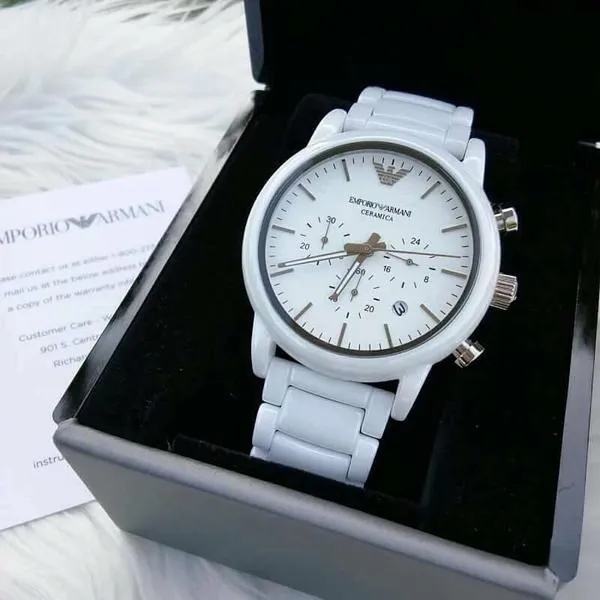 Emporio Armani Luigi White Dial Men's Watch AR1499
