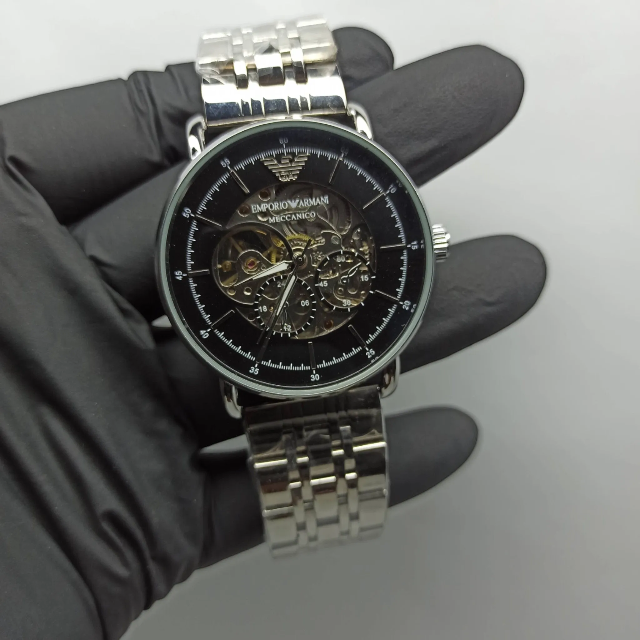 Emporio Armani - Meccanico - Master Quality - Automatic - 42mm - Men's Watch