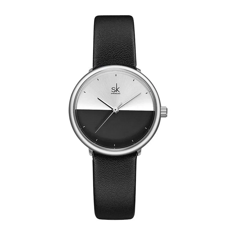 Fashion Lovers Watches Men Women Casual Leather Strap Quartz Watch