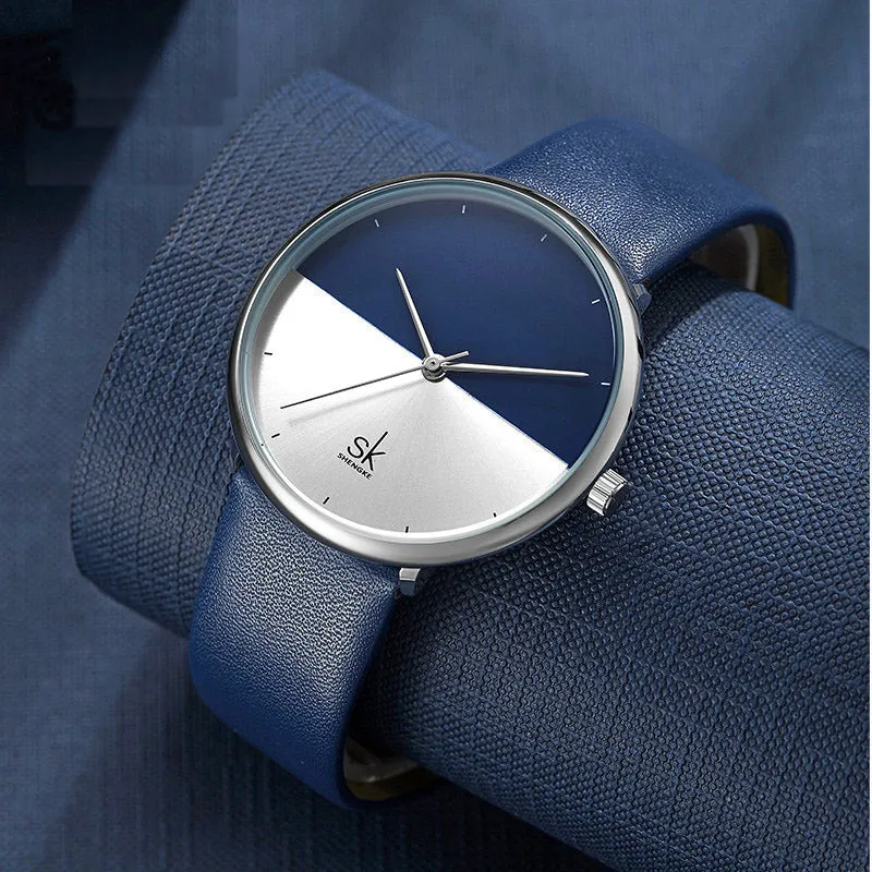 Fashion Lovers Watches Men Women Casual Leather Strap Quartz Watch