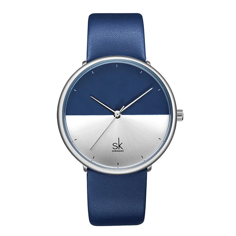 Fashion Lovers Watches Men Women Casual Leather Strap Quartz Watch