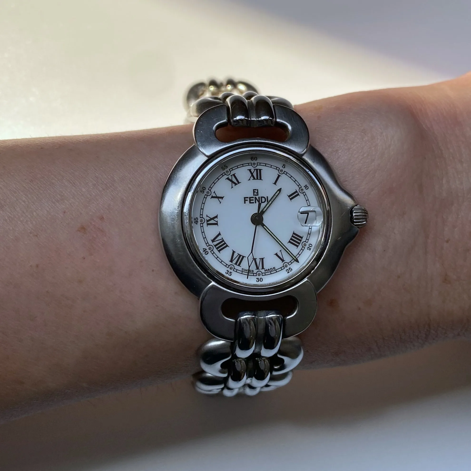 Fendi Early 2000s Round Pair Watches