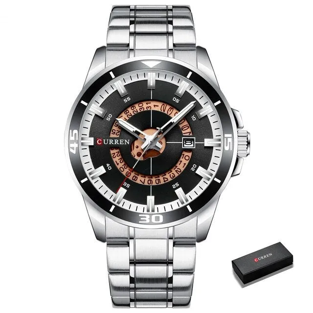 First Class Stainless Steel Analog Men's Dress Watches