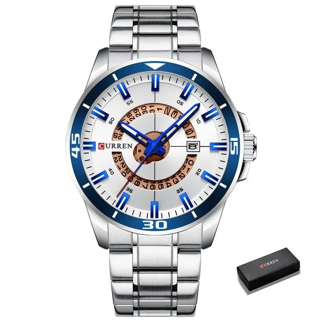 First Class Stainless Steel Analog Men's Dress Watches