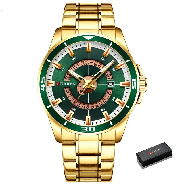 First Class Stainless Steel Analog Men's Dress Watches