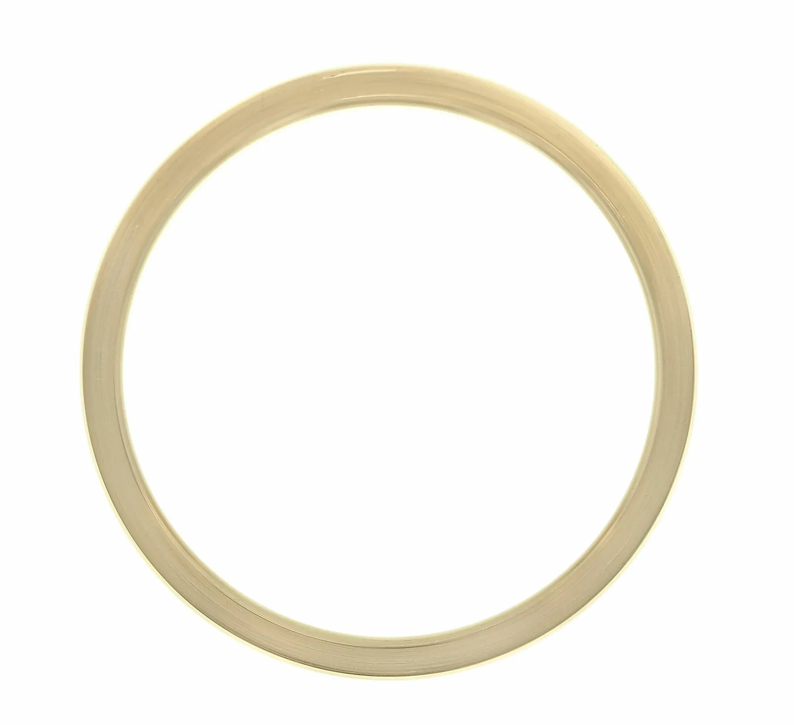 FLUTED BEZEL FOR ROLEX NEW MODEL DATEJUST CIRCA 116200 116233 116234 GOLD PLATED