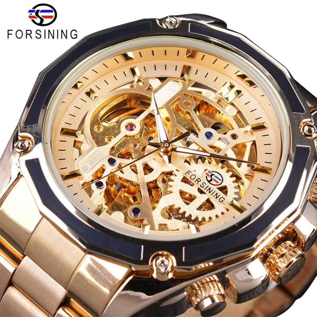 Forsining brand watch skeleton