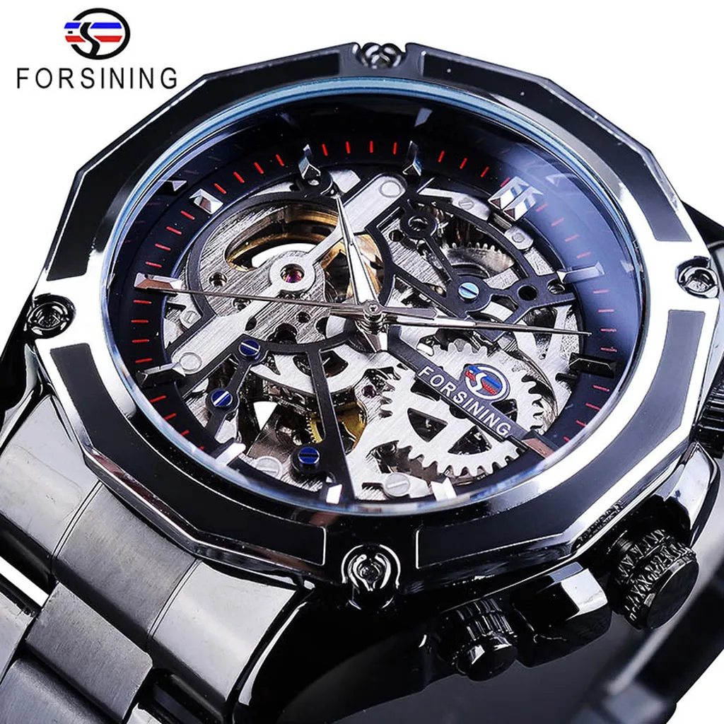 Forsining brand watch skeleton