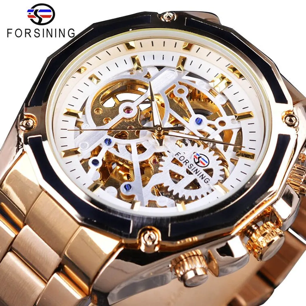 Forsining brand watch skeleton
