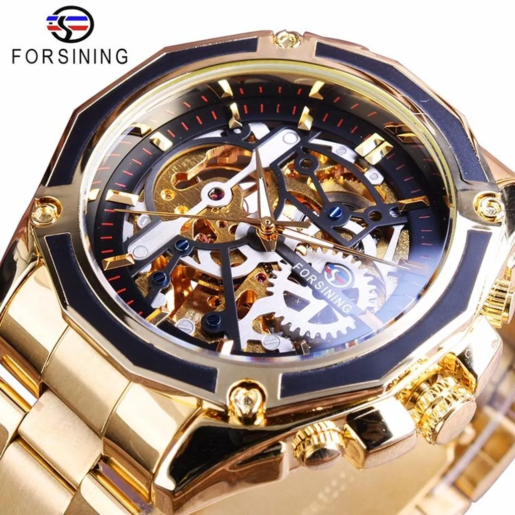 Forsining brand watch skeleton