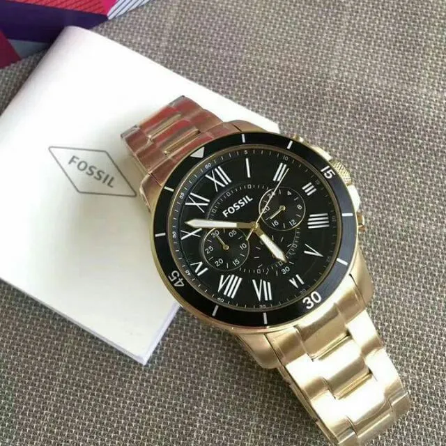 Fossil Grant Sport Chronograph Black Dial Men's Watch FS5267