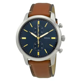Fossil Townsman Chronograph Blue Dial Men's Watch FS5279