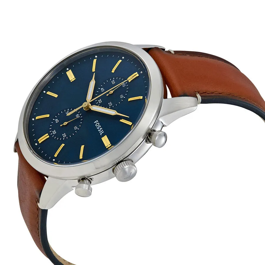 Fossil Townsman Chronograph Blue Dial Men's Watch FS5279