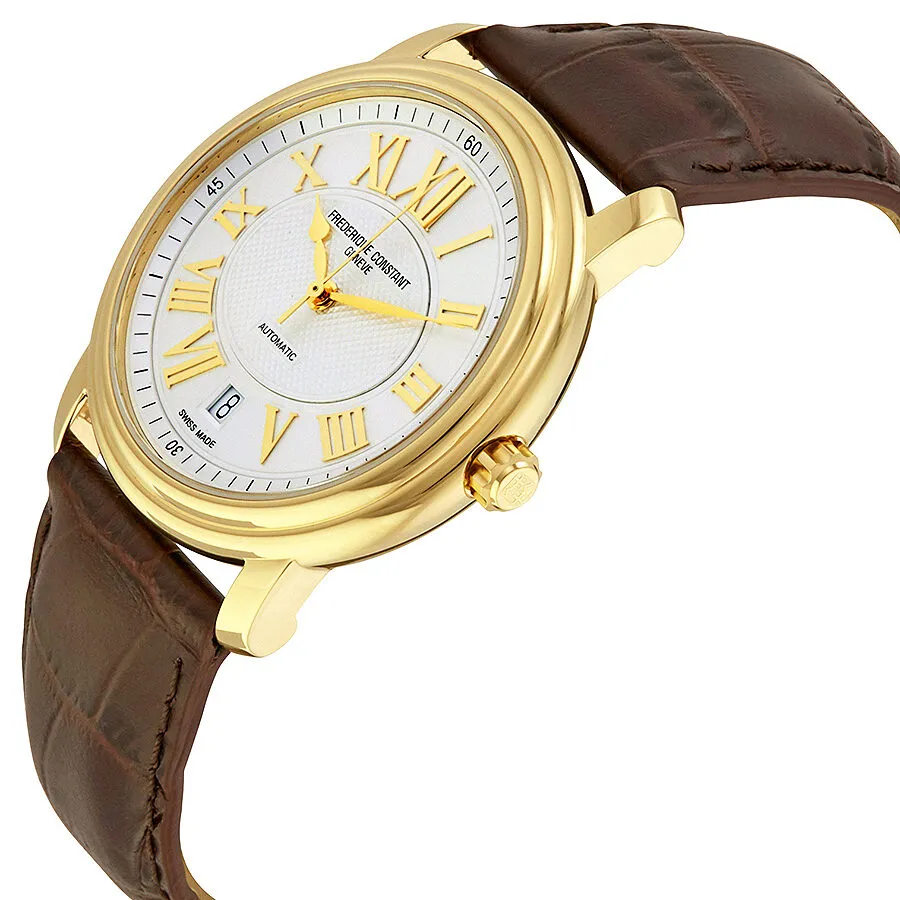 Frederique Constant Persuasion Automatic Silver Dial Gold-Plated Men's Watch 303NM4P5 FC-303NM4P5