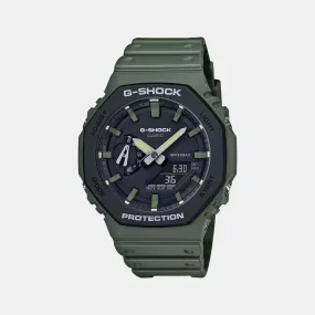 G-Shock Men's Green Analog-Digital Resin Watch G1065 - GA-2110SU-3ADR