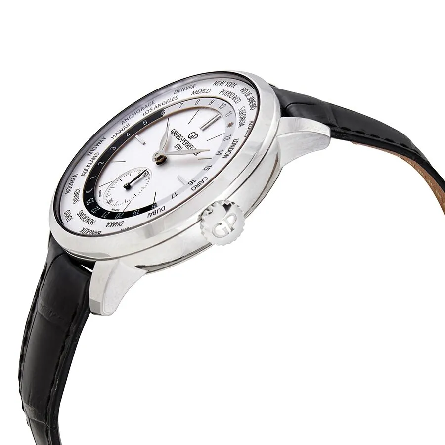 Girard Perregaux World Time Automatic White Dial Watch 49557-11-132-BB6C