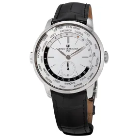 Girard Perregaux World Time Automatic White Dial Watch 49557-11-132-BB6C