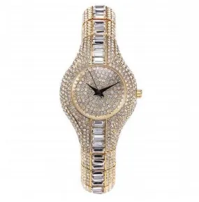 Glamour Women's Solid Rhinestone Watches