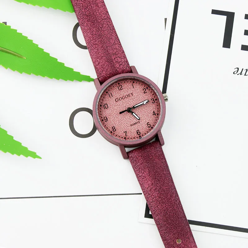 Gogoey Brand Women's Watches Fashion Leather Watch Women Watches Ladies Watch Clock montre femme reloj mujer zegarek damski