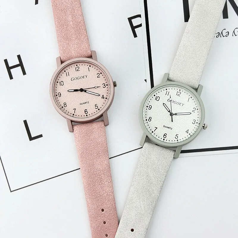 Gogoey Brand Women's Watches Fashion Leather Watch Women Watches Ladies Watch Clock montre femme reloj mujer zegarek damski