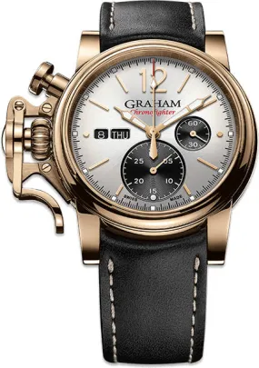 Graham Watch Chronofighter Vintage Bronze Silver Gold