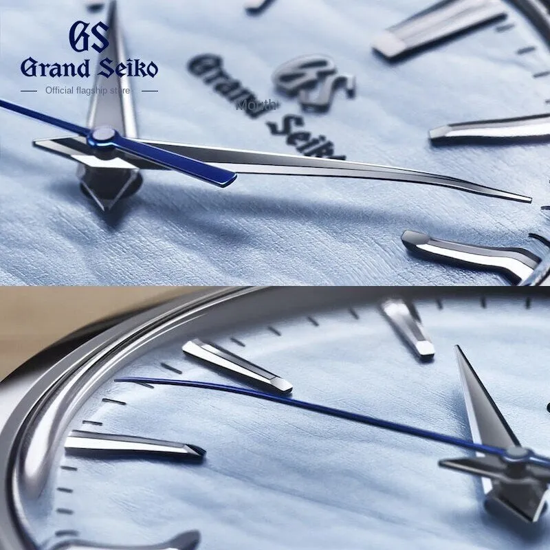Grand Seiko Crown Blue Lion Grand Seiko Gs' Manual Winding Movement Ice Blue Hand Roll Yushendu Men&#39;s Watch Spring Drive Relógio