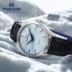 Grand Seiko Crown Blue Lion Grand Seiko Gs' Manual Winding Movement Ice Blue Hand Roll Yushendu Men&#39;s Watch Spring Drive Relógio