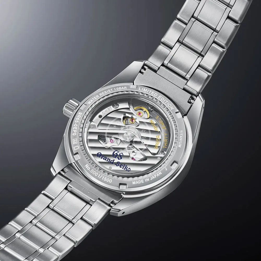 Grand Seiko Heritage Collection Spring Drive Snowflake 20th Anniversary Limited Edition 41mm Pink Dial Titanium Gents Watch SBGA497G