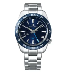 Grand Seiko Sport Watch with Blue Dial and Bezel, 40mm