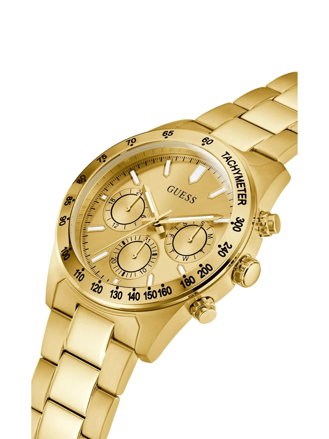 Guess Analog Beige Dial Men's Watch - GW0329G3