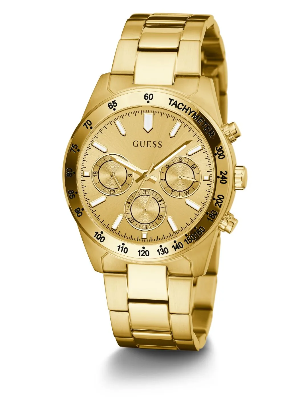 Guess Analog Beige Dial Men's Watch - GW0329G3