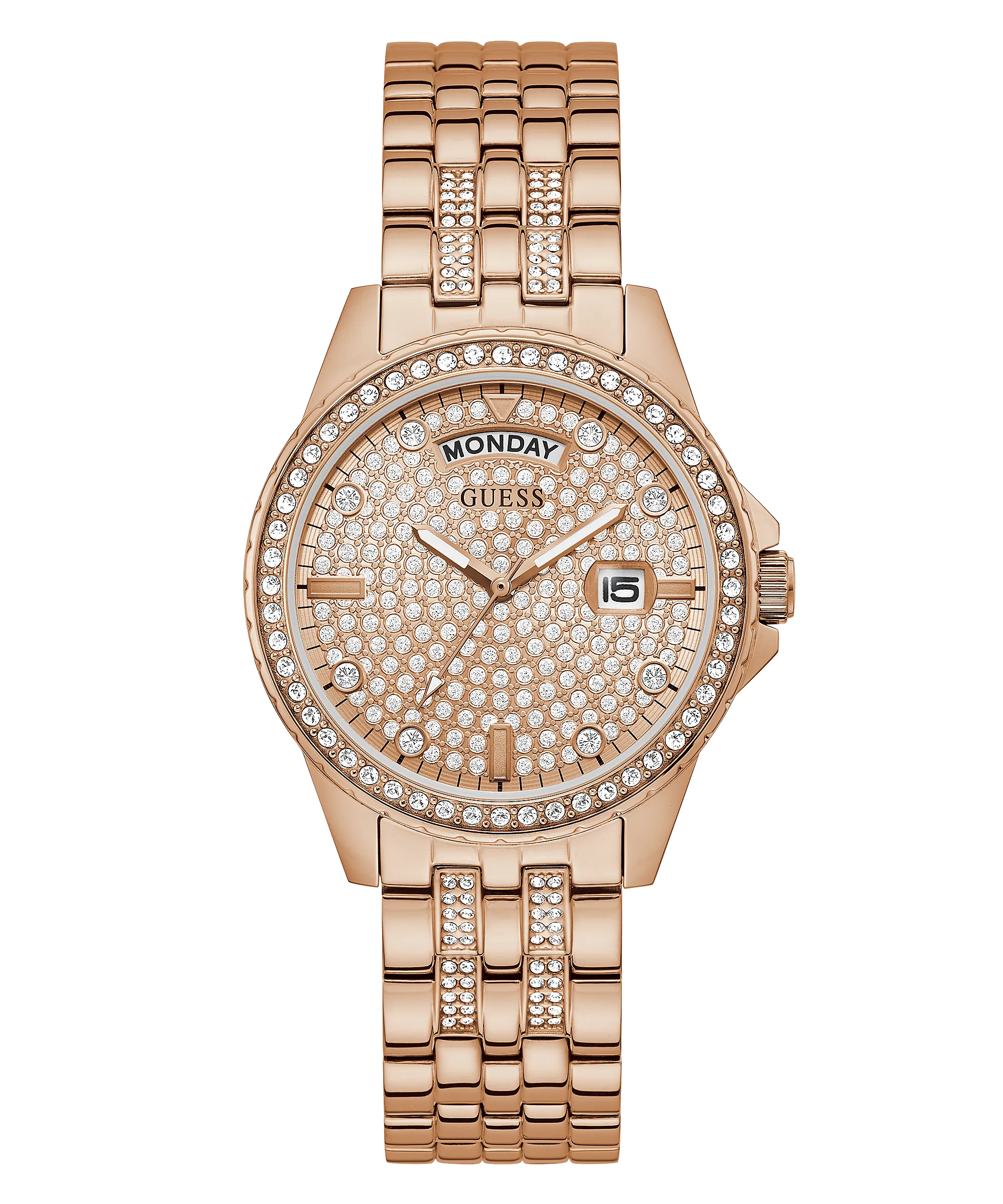 Guess GW0254L3 Lady Comet Rose Gold Stainless Steel Strap Women Watches