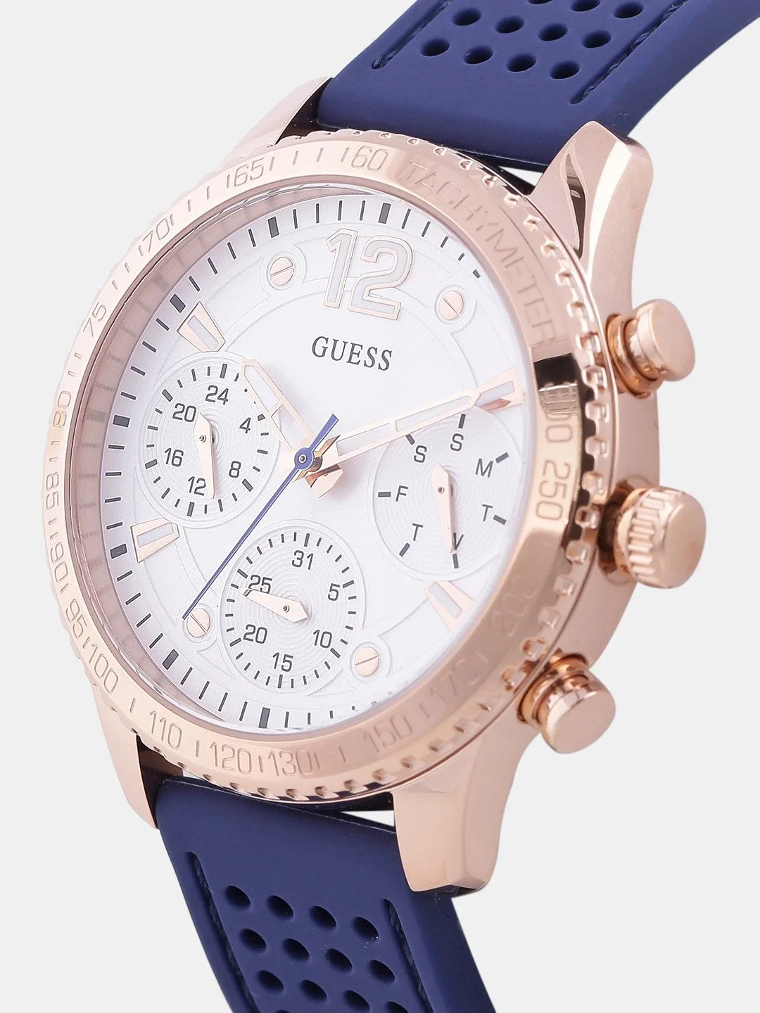 Guess White Analogue Women's Watch W1025L4
