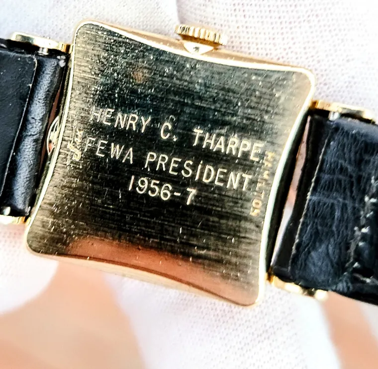 HAMILTON 1955 Lyle Watch 14K GOLD U.S.A. Made