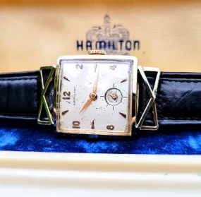 HAMILTON 1955 Lyle Watch 14K GOLD U.S.A. Made