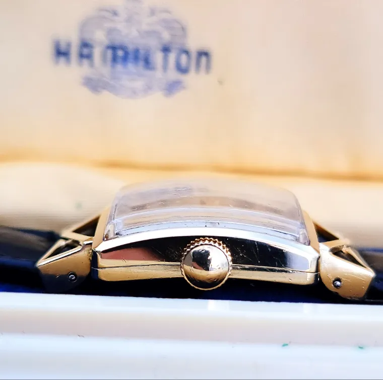 HAMILTON 1955 Lyle Watch 14K GOLD U.S.A. Made