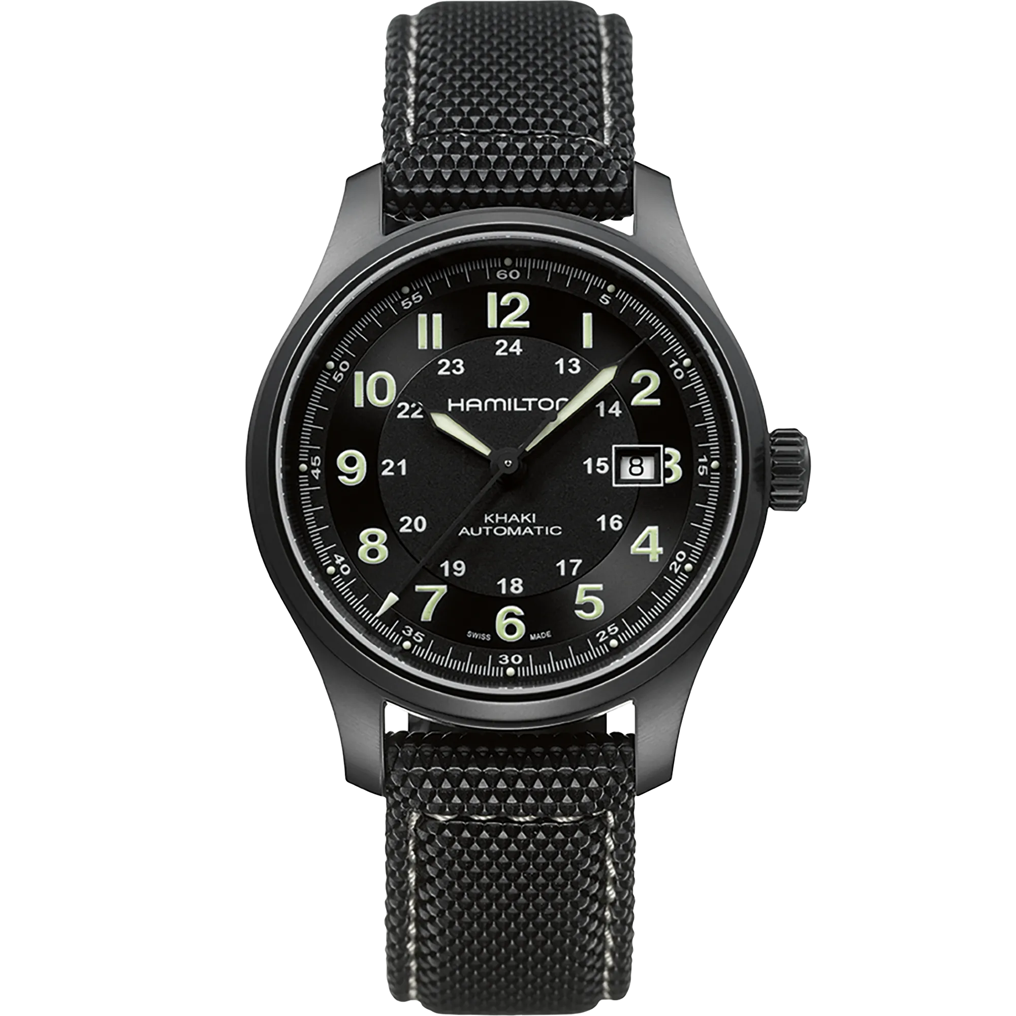 Hamilton H70575733 Khaki Field Titanium Auto Unisex Watches