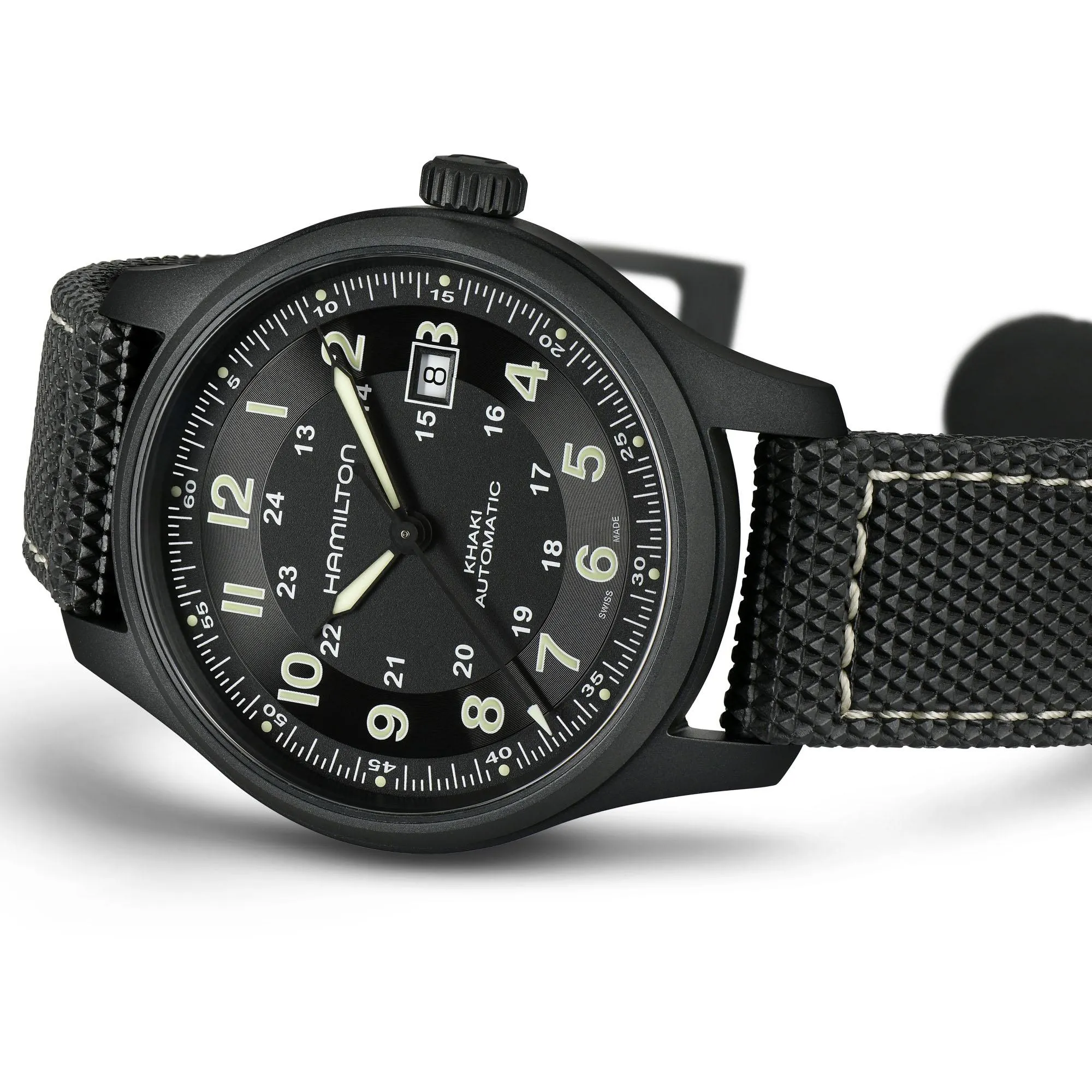 Hamilton H70575733 Khaki Field Titanium Auto Unisex Watches