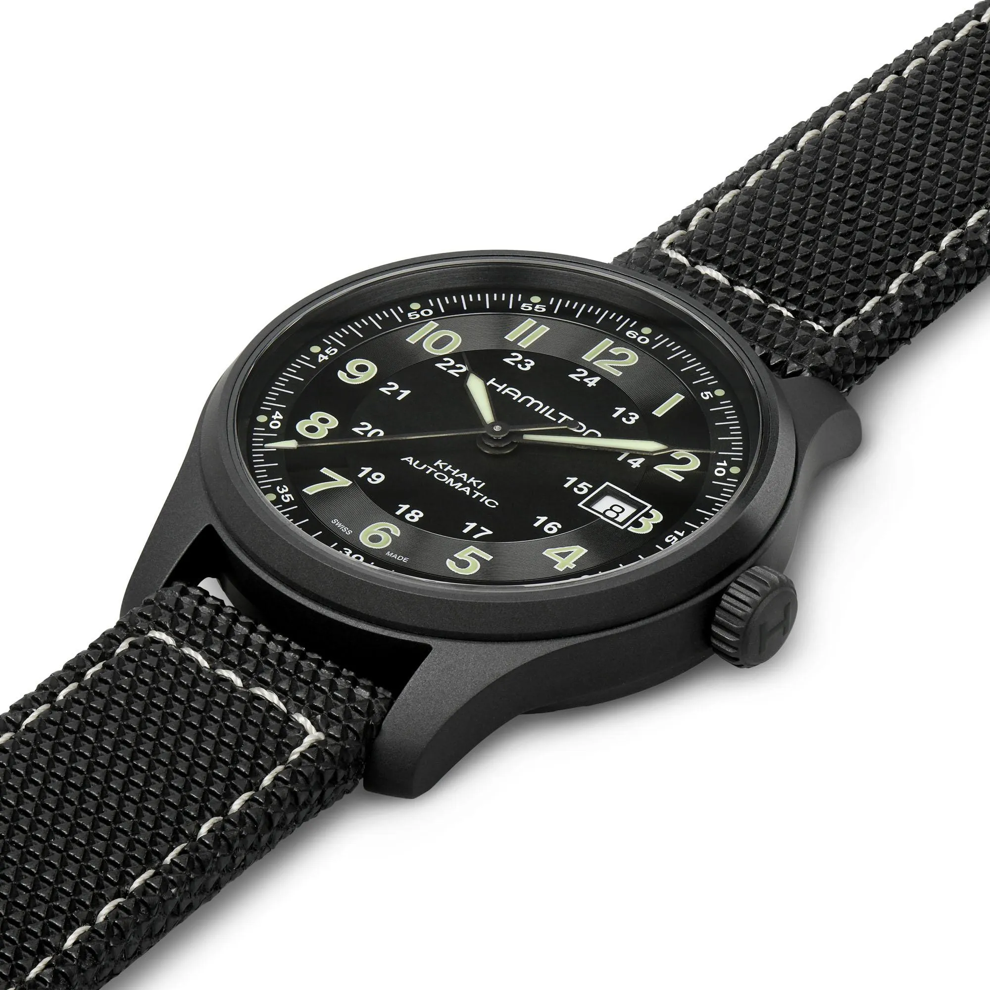 Hamilton H70575733 Khaki Field Titanium Auto Unisex Watches