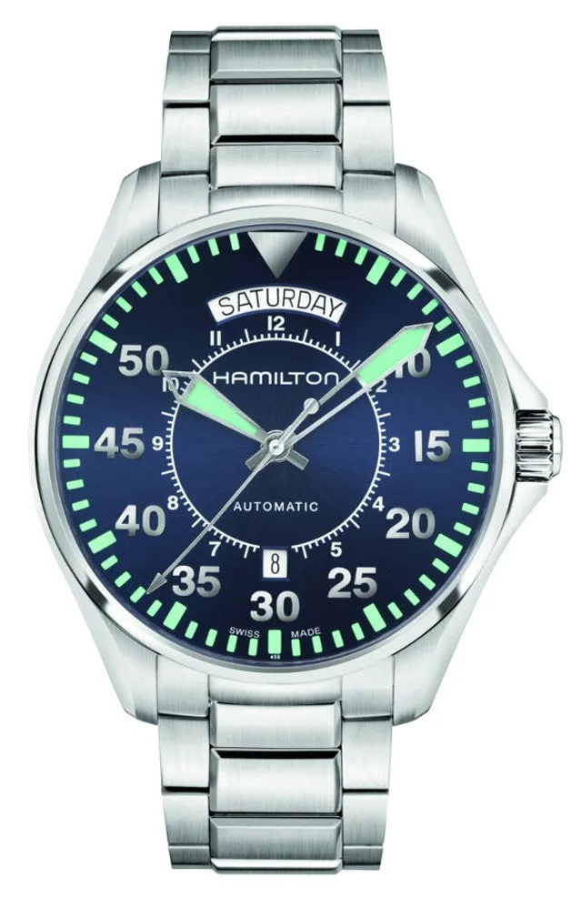 HAMILTON - Khaki Aviation Pilot Day-Date Auto | H64615145