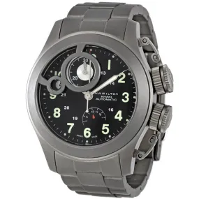 Hamilton Khaki Navy Frogman Black Dial Men's Watch H77746133