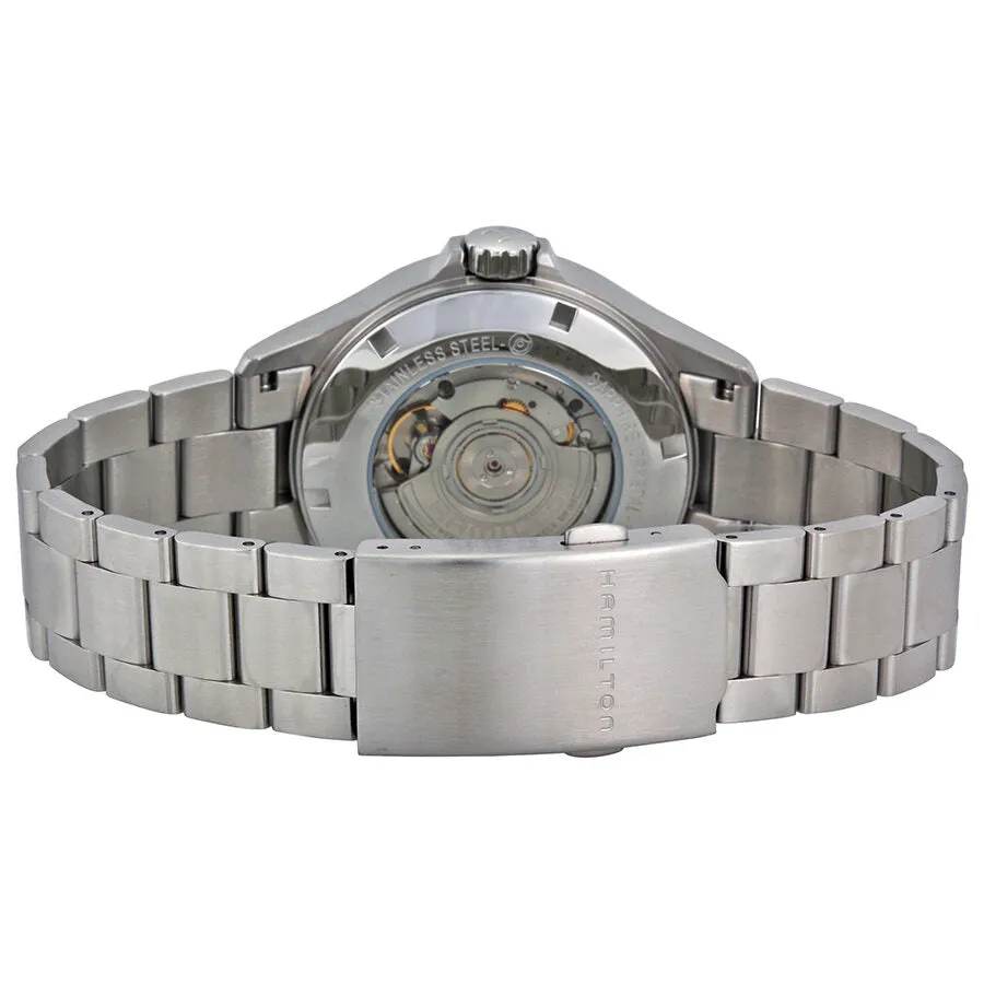 Hamilton Khaki Navy GMT Steel Black Men's Watch H77615133