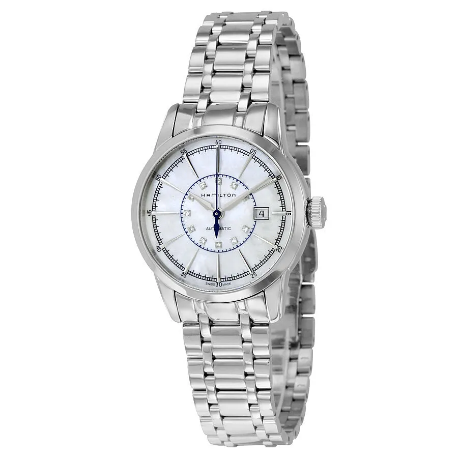Hamilton Railroad Automatic Mother of Pearl Ladies Watch H40405191