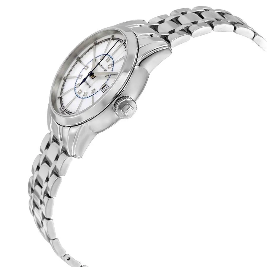Hamilton Railroad Automatic Mother of Pearl Ladies Watch H40405191