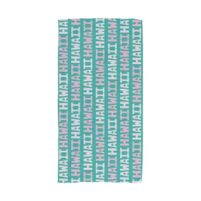 Hawaii Flower Cut Beach Towel