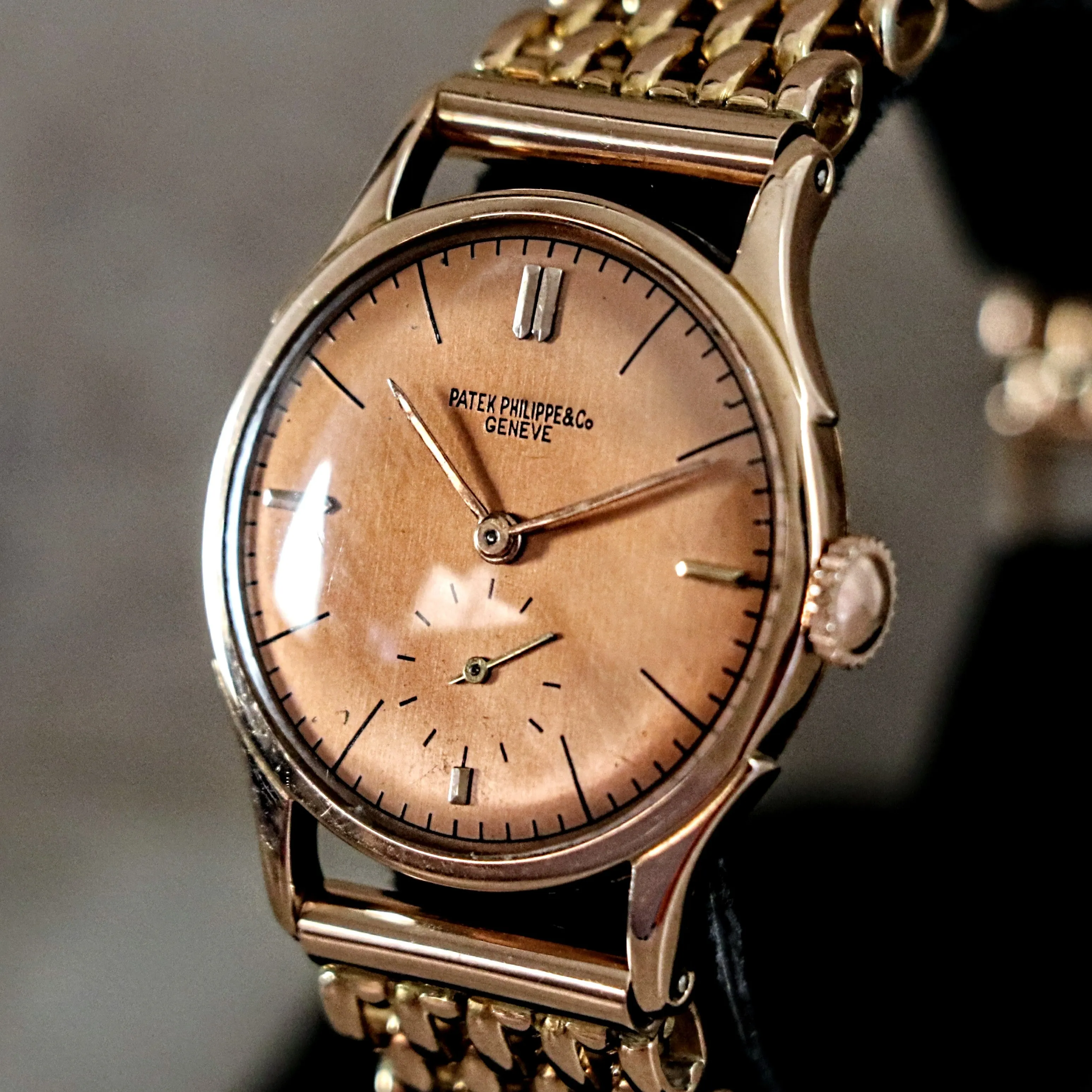 Historic and Exceedingly Rare Patek Philippe Wristwatch Ref. 1515 Truly Exceptional 18K Rose Gold