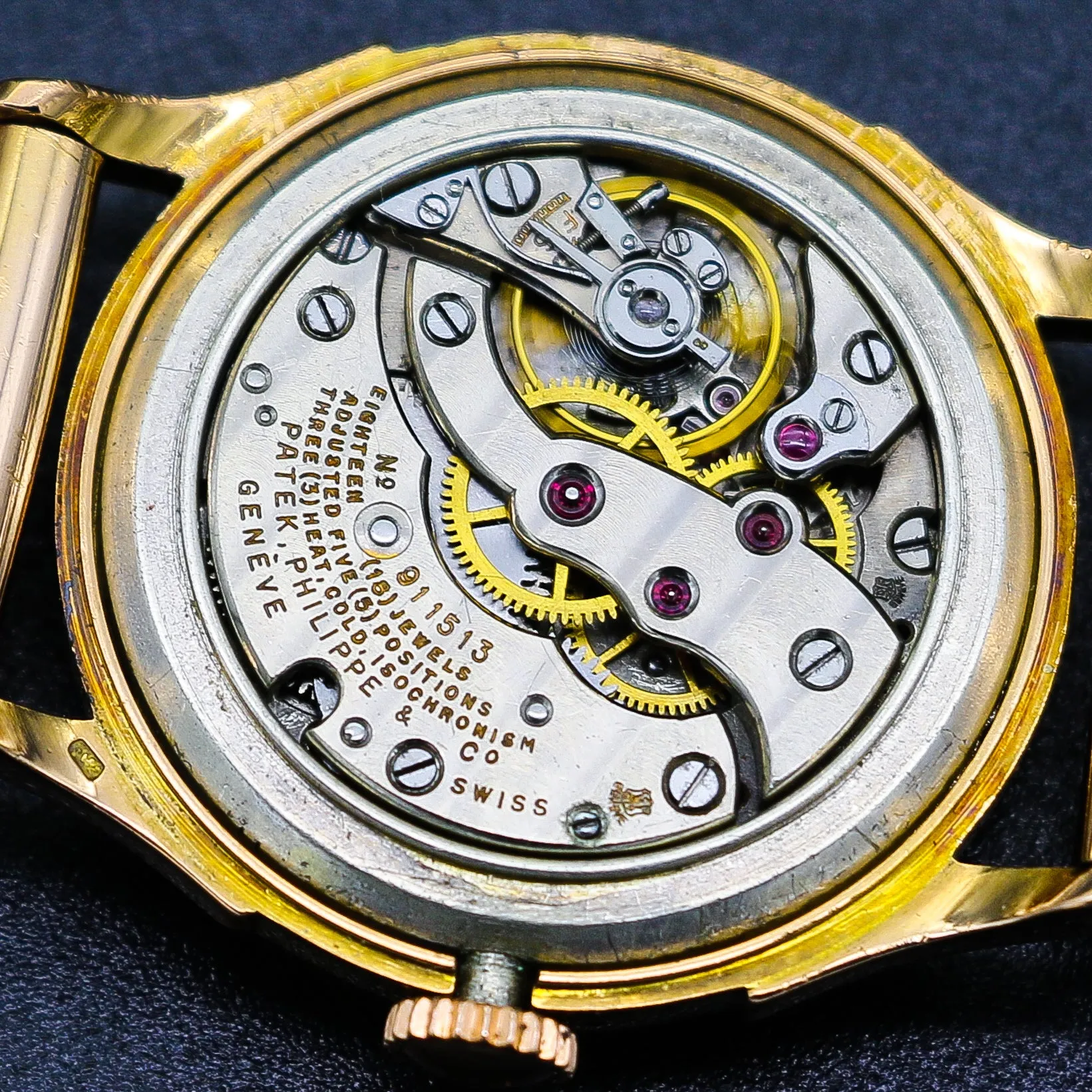 Historic and Exceedingly Rare Patek Philippe Wristwatch Ref. 1515 Truly Exceptional 18K Rose Gold