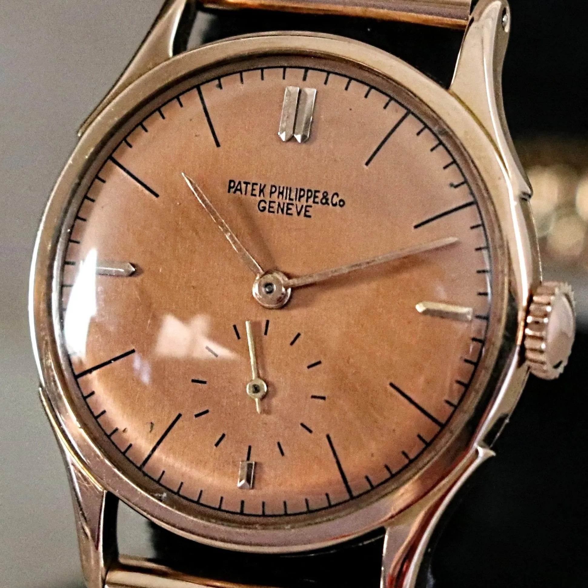 Historic and Exceedingly Rare Patek Philippe Wristwatch Ref. 1515 Truly Exceptional 18K Rose Gold