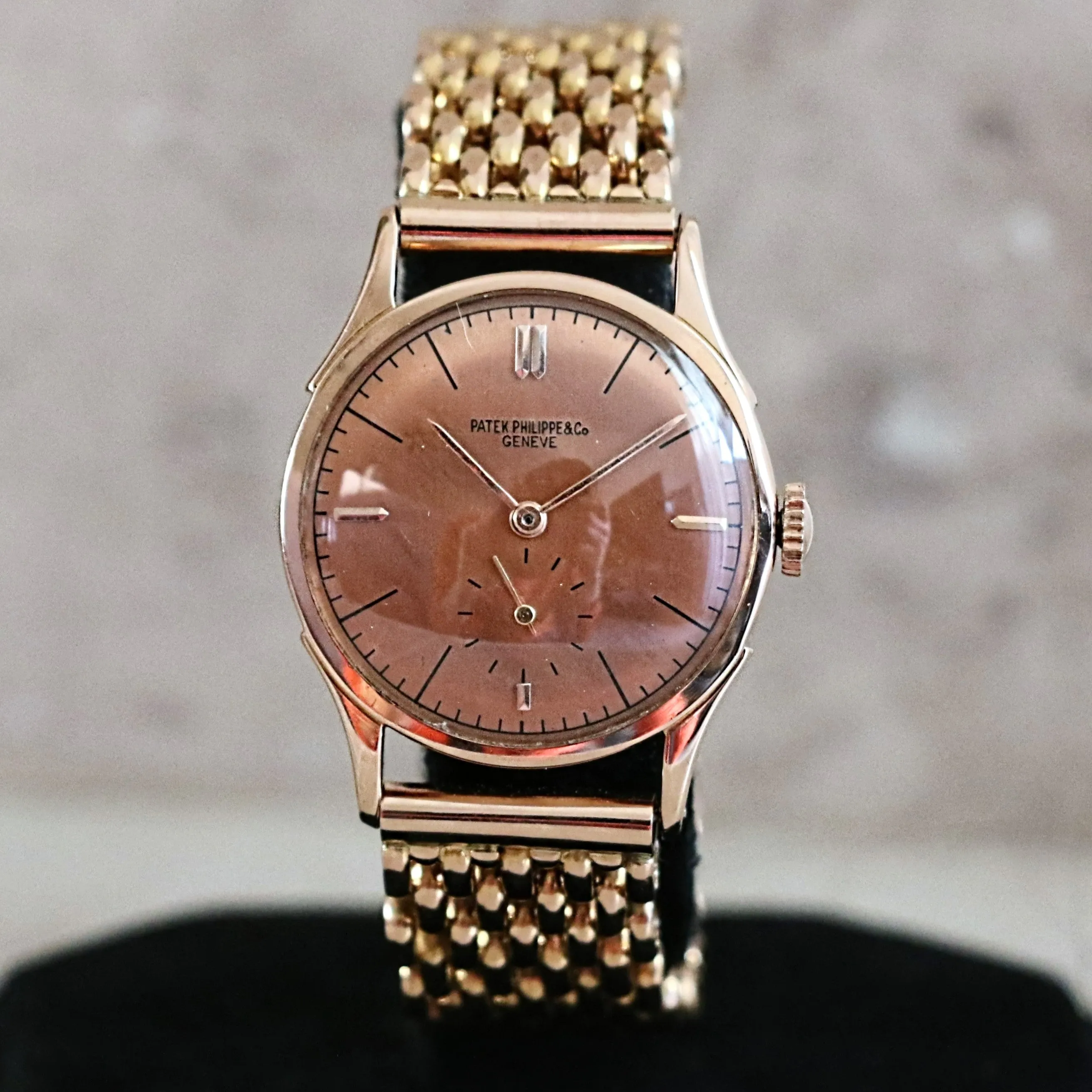 Historic and Exceedingly Rare Patek Philippe Wristwatch Ref. 1515 Truly Exceptional 18K Rose Gold