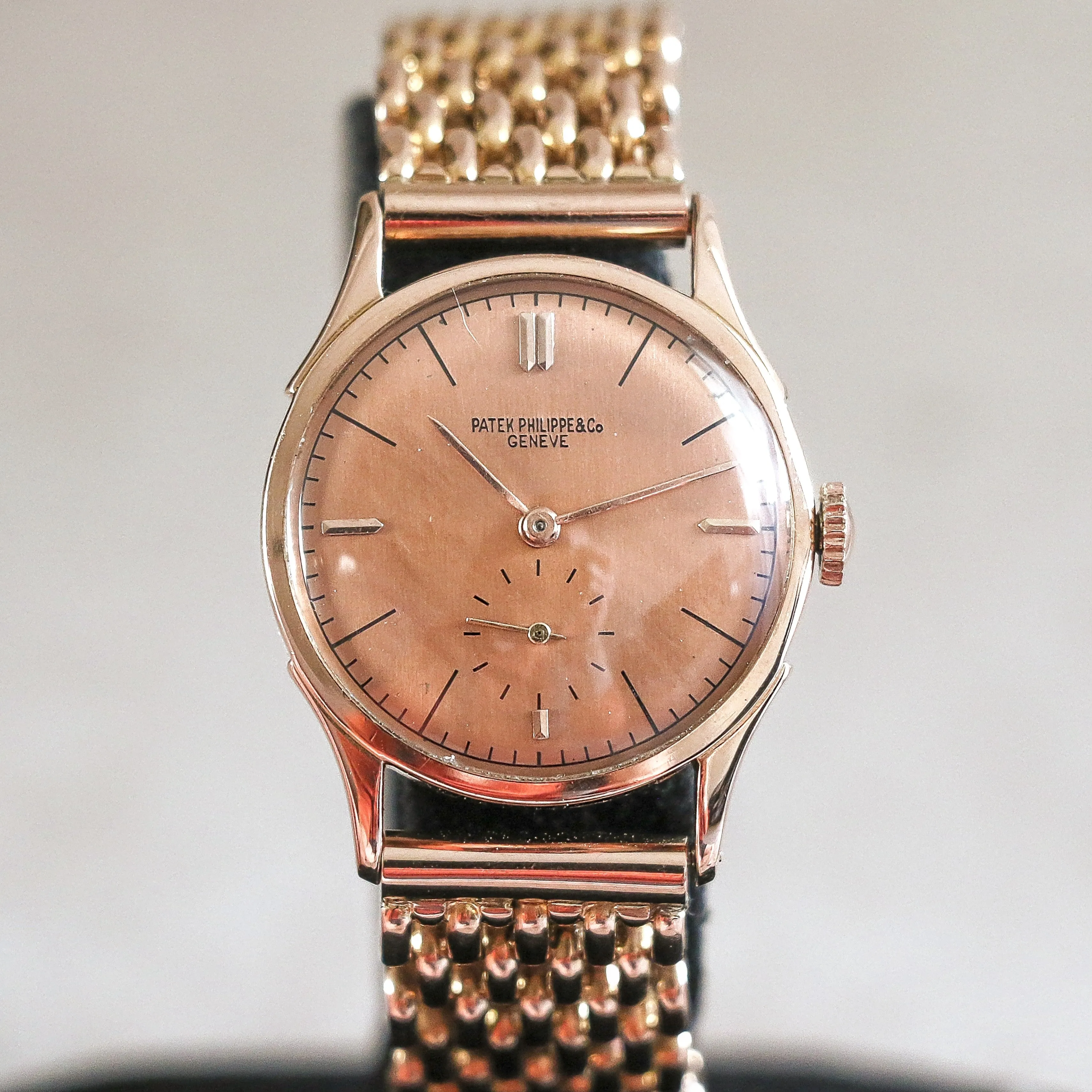 Historic and Exceedingly Rare Patek Philippe Wristwatch Ref. 1515 Truly Exceptional 18K Rose Gold